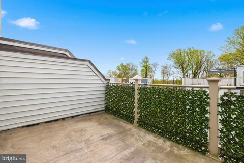 a view of a small yard