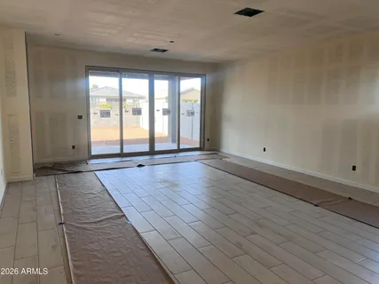 a view of a room with window