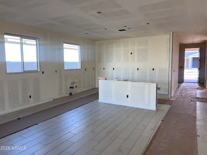 a bathroom with a bathtub and a toilet