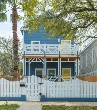 front view of a house with a porch