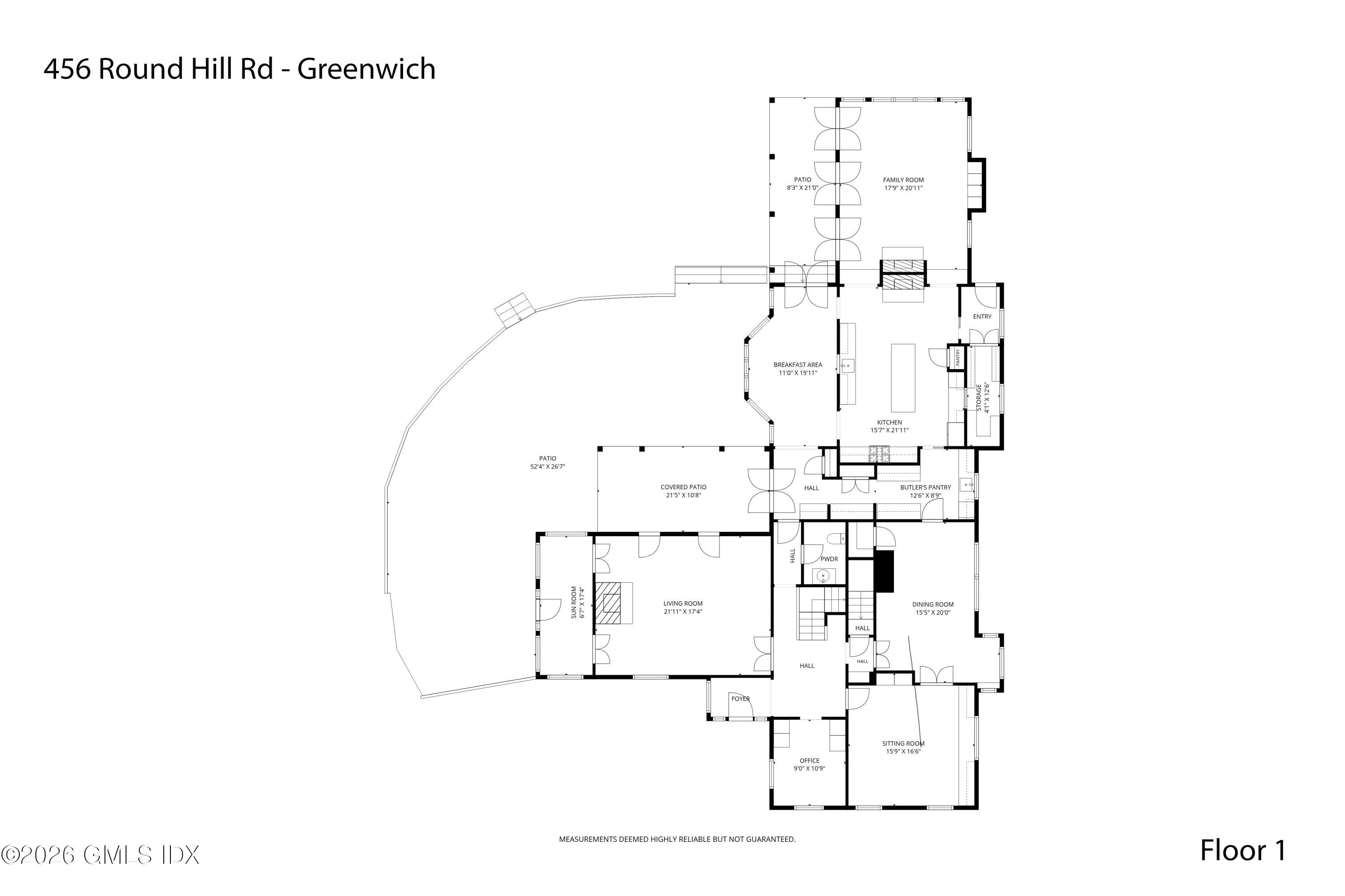 456 Round Hill Road Greenwich, CT 06831 - Photo 29 of 33 Main House First Floor