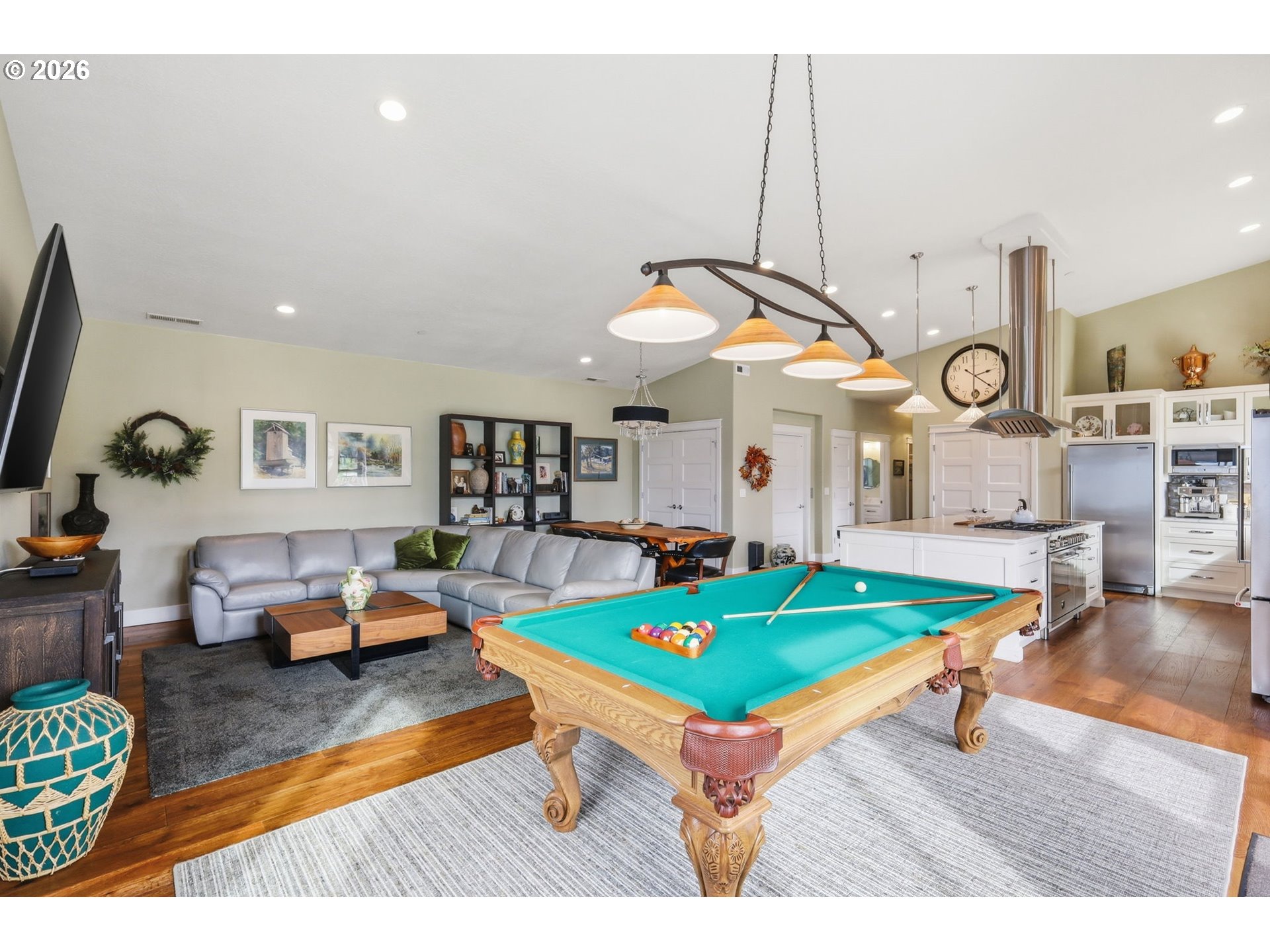 1308 East Main Street Cottage Grove, OR 97424 - Photo 12 of 48 a room with lots of furniture and view of kitchen