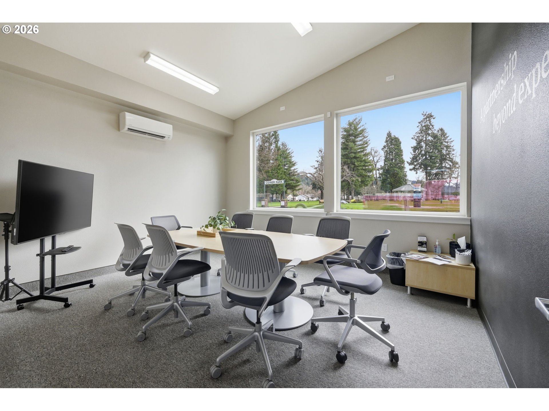 1308 East Main Street Cottage Grove, OR 97424 - Photo 42 of 48 a living room with furniture and a flat screen tv