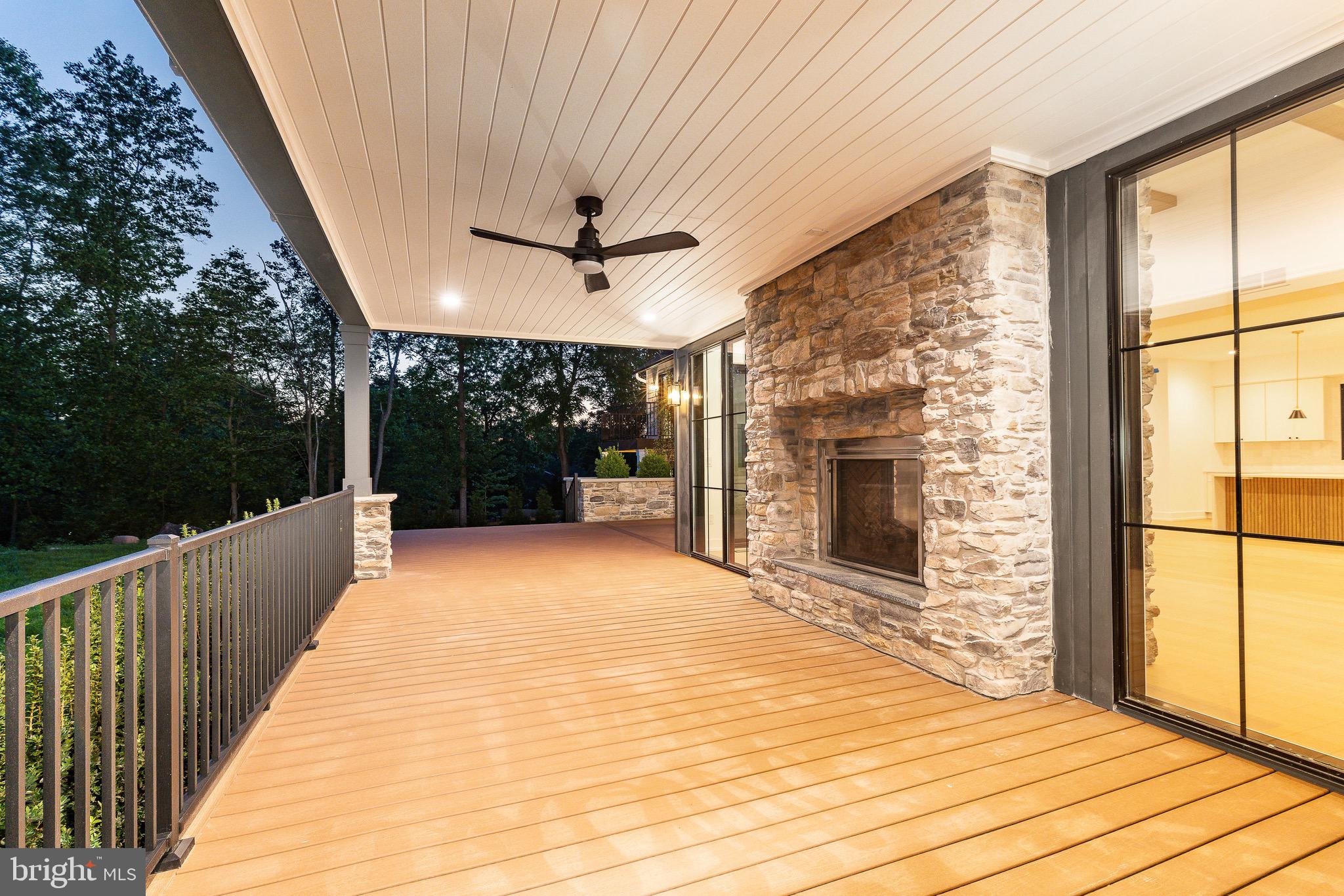918 Ethan Allen Road Berwyn, PA 19312 - Photo 72 of 77 a view of a porch with wooden floor and fence