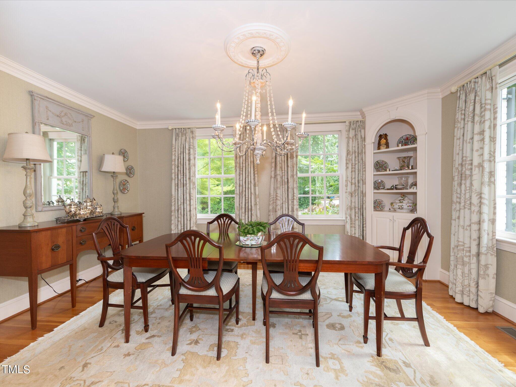 2622 Dover Road Raleigh, NC 27608 - Photo 8 of 72 a view of a dining room with furniture window and outside view