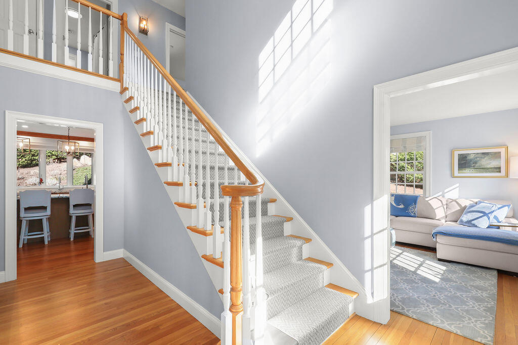 5 Fairfield Drive East Sandwich, MA 02537 - Photo 33 of 72 a view of entryway and hall with wooden floor