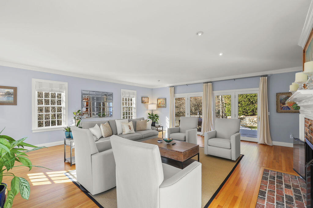 5 Fairfield Drive East Sandwich, MA 02537 - Photo 10 of 72 a living room with furniture and a large window