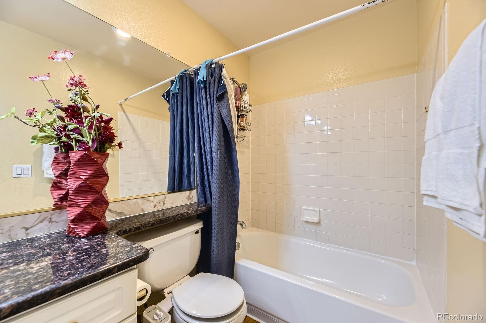 5329 Morning Glory Place Highlands Ranch, CO 80130 - Photo 20 of 28 a bathroom with a bathtub shower sink and toilet