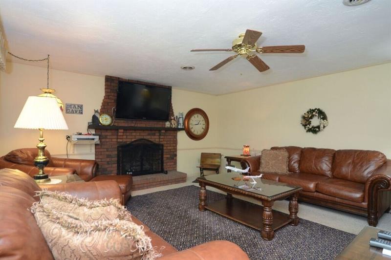 127 Dehaven Road Beaver Falls, PA 15010 - Photo 13 of 25 Family room with propane fireplace!