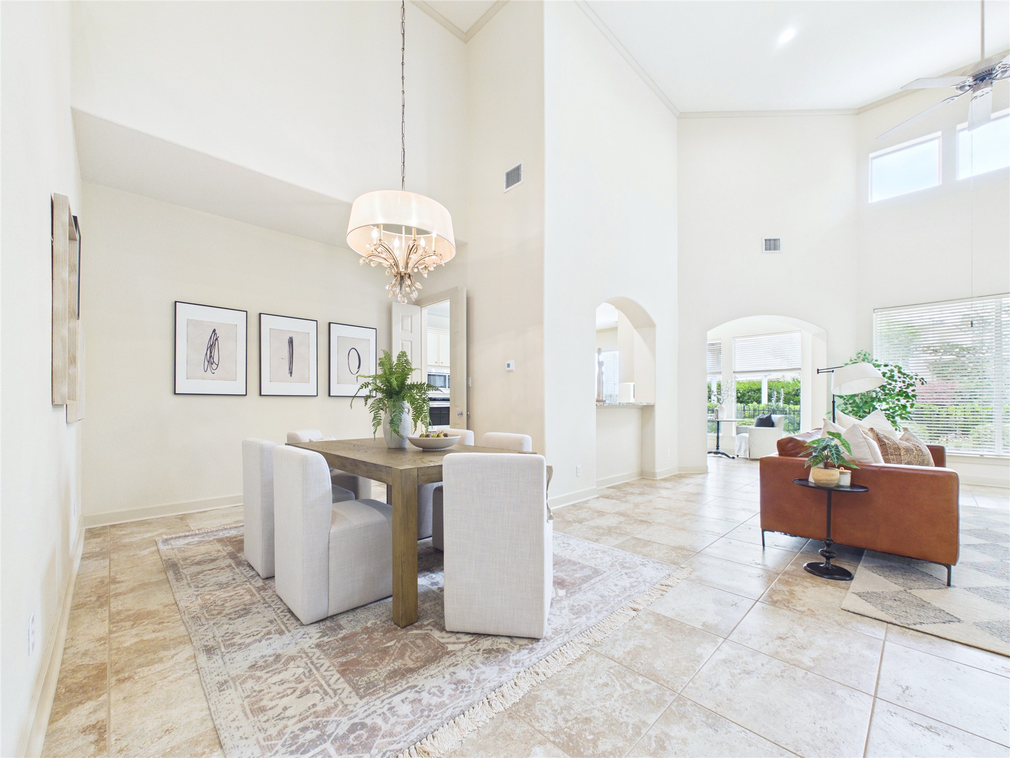 403 Harborside Way Kemah, TX 77565 - Photo 5 of 39 View from dining area to kitchen and living space. Fabulous open flow, perfect for entertaining and functional living