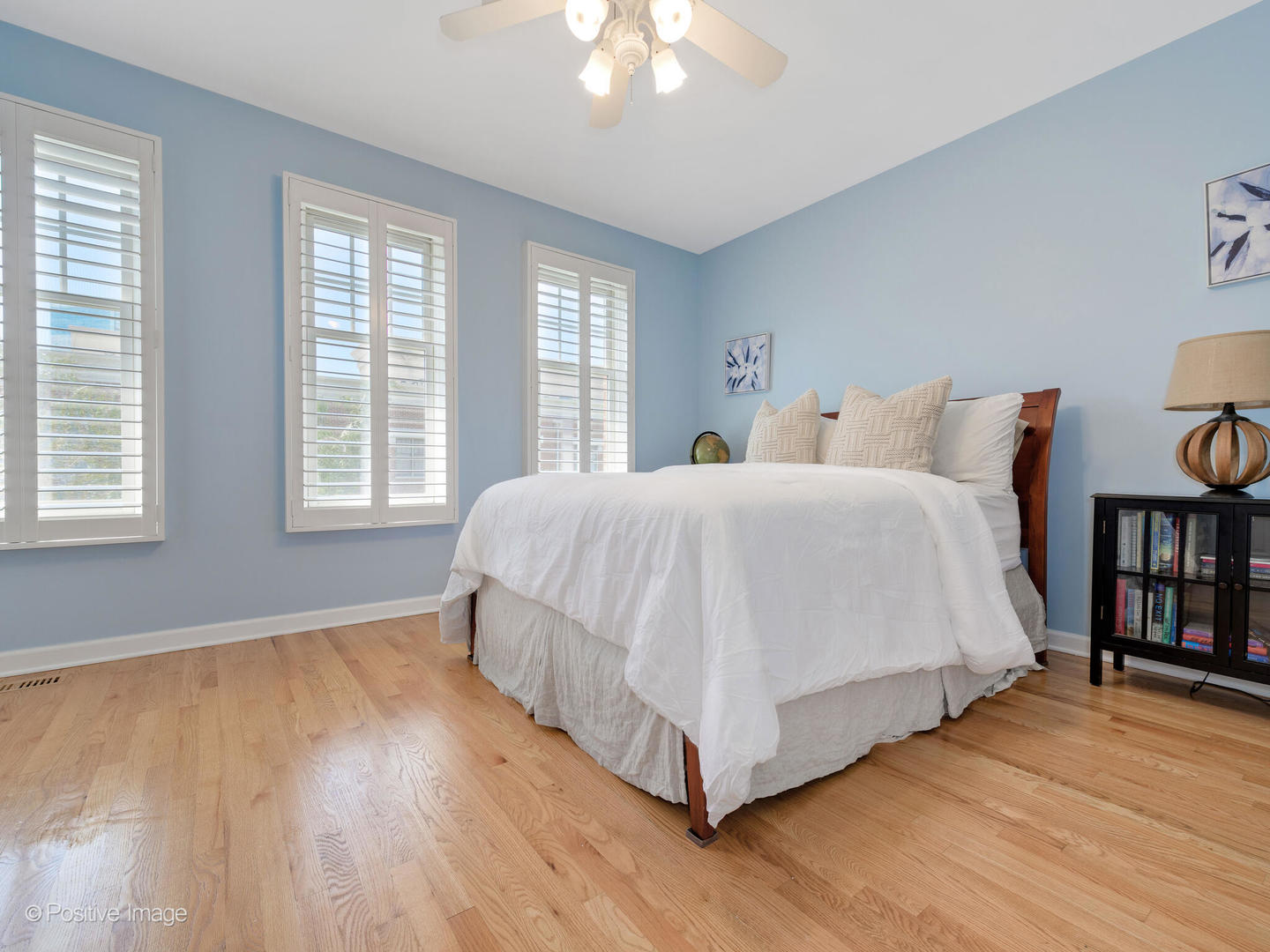 855 North May Street, Unit E Chicago, IL 60642 - Photo 14 of 30 a bedroom with a bed and a large window