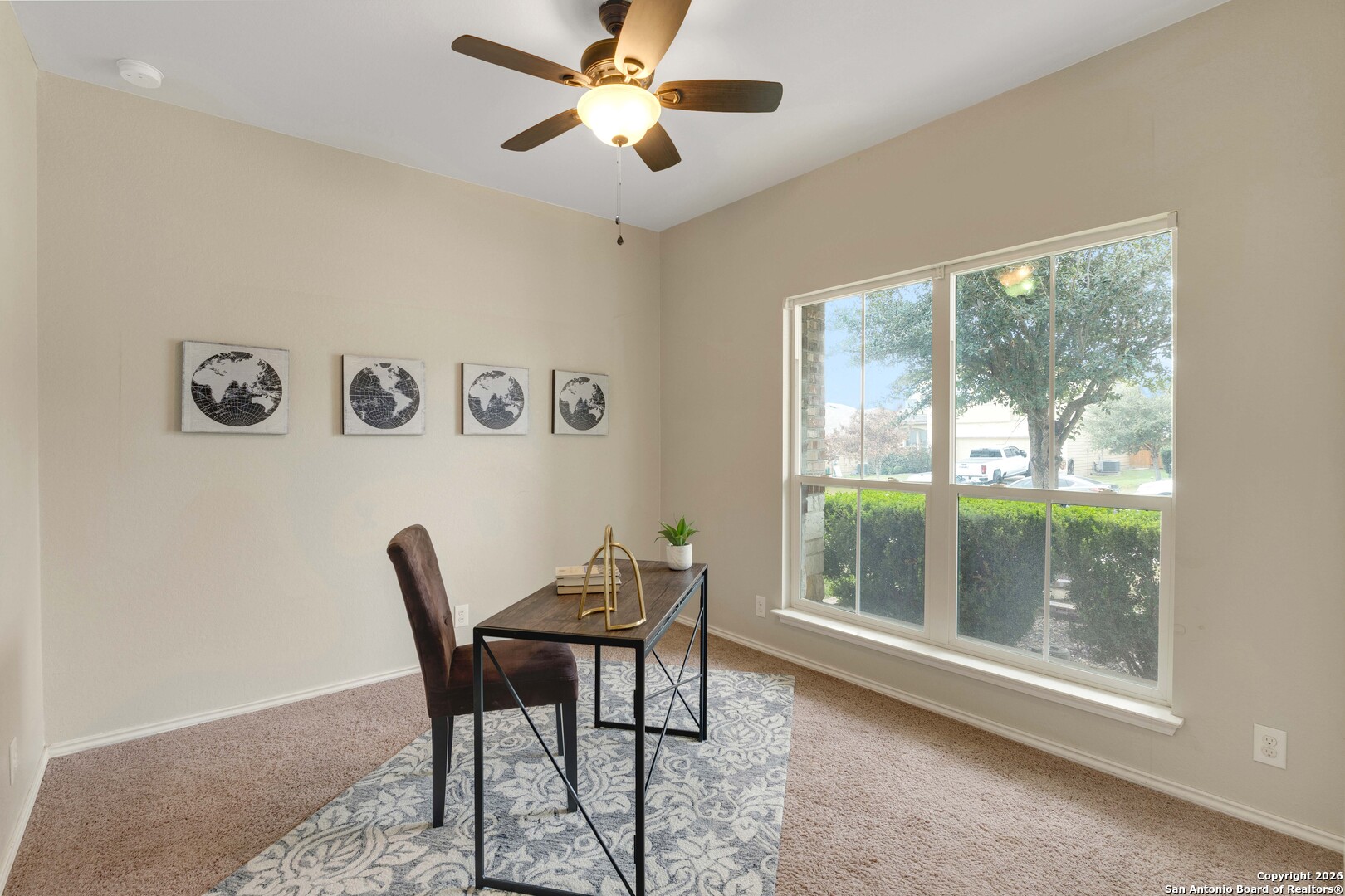428 Kings Way Cibolo, TX 78108 - Photo 18 of 30 a dining room with a wooden table and chairs