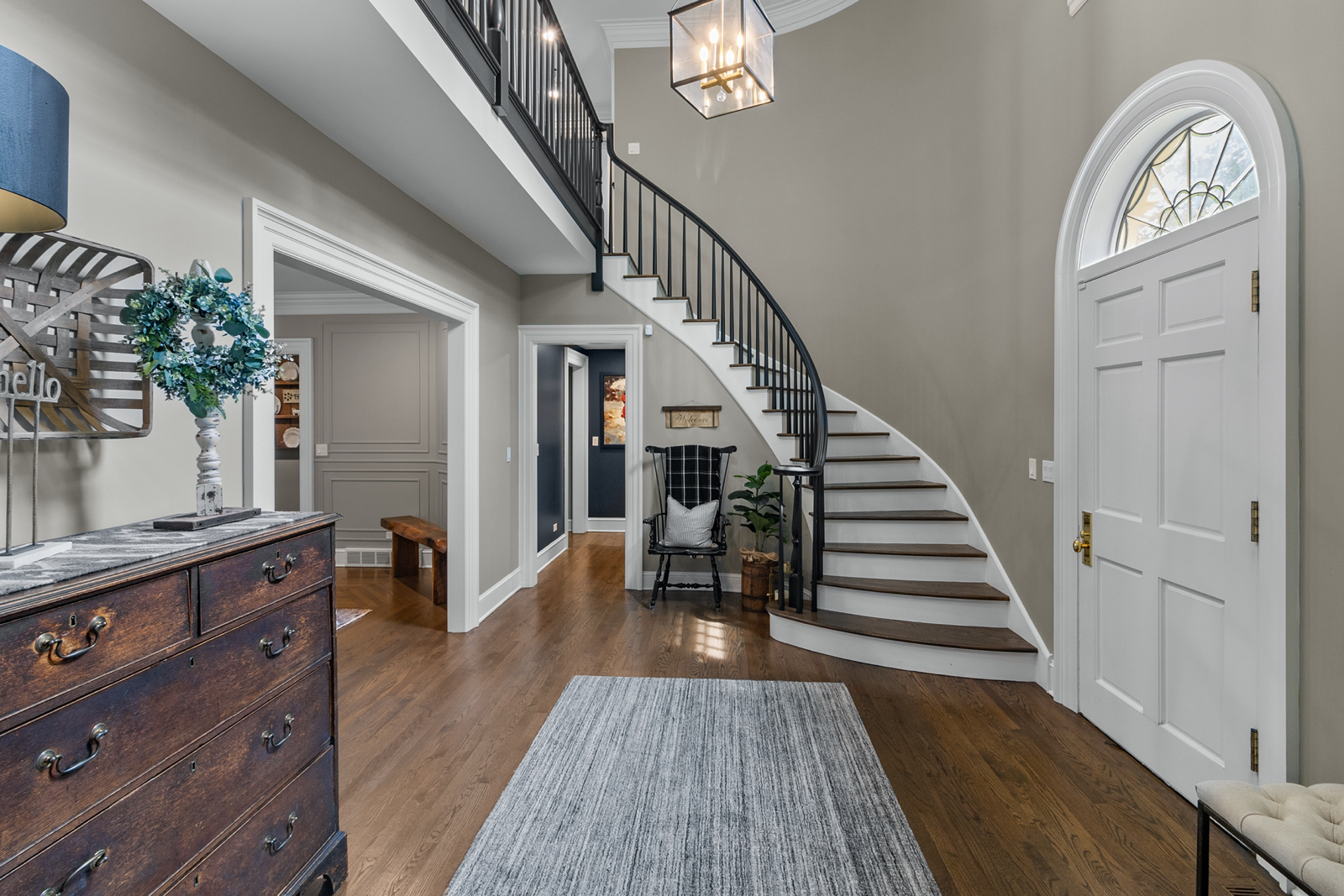 7208 White Oaks Road Harvard, IL 60033 - Photo 5 of 48 a view of entryway and hall with wooden floor