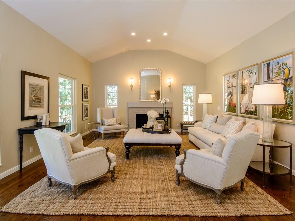 151 Eleanor Drive Woodside, CA 94062 - Photo 5 of 26 a living room with furniture and a fireplace