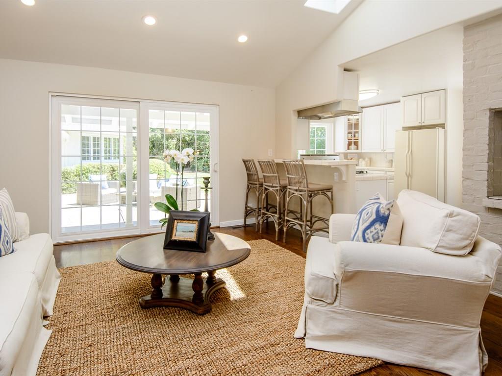 151 Eleanor Drive Woodside, CA 94062 - Photo 10 of 26 a living room with furniture and a potted plant