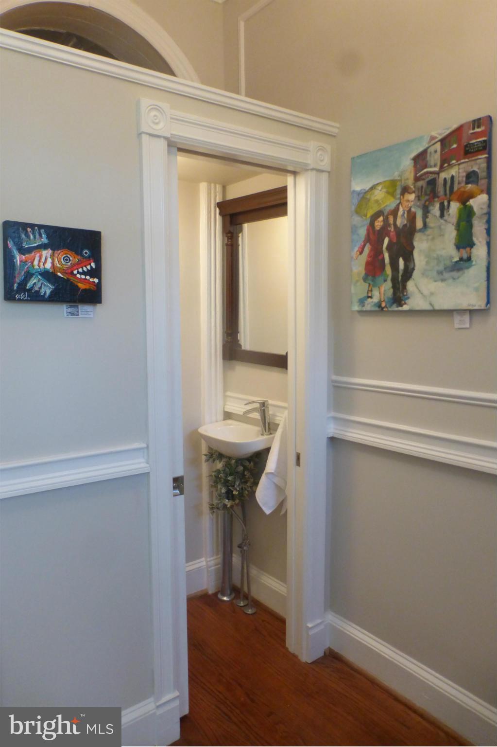 44 R Street Northeast Washington, DC 20002 - Photo 3 of 30 a bathroom with a sink and a mirror