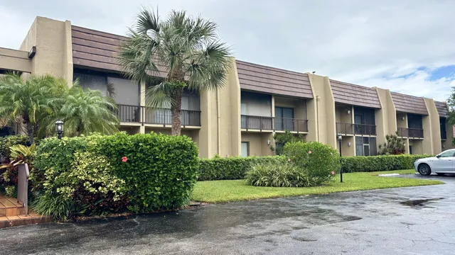 a house view with a garden space