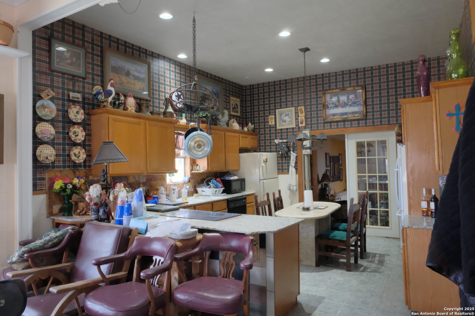 17585 Fargoer Way Marion, TX 78124 - Photo 15 of 34 a view of a dining room with furniture