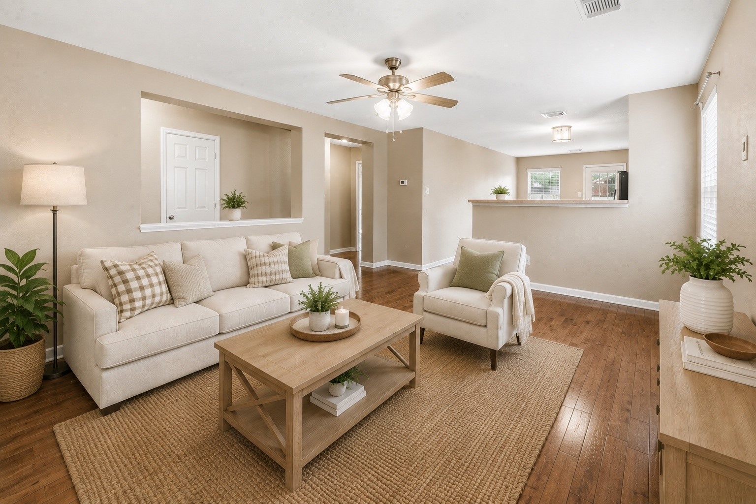 21314 Misty Brook Bend Lane Spring, TX 77379 - Photo 9 of 27 Virtual staging- Open & bright liviing room