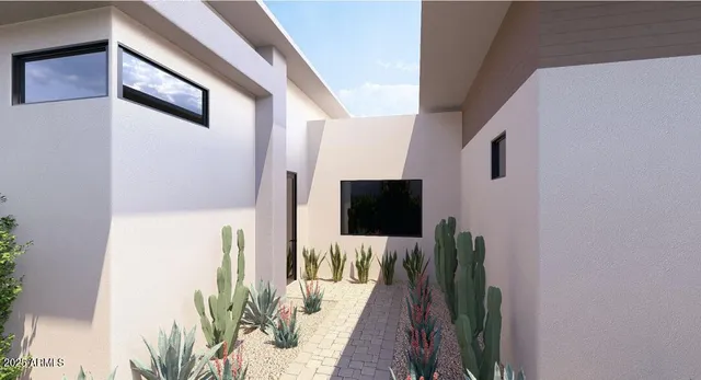 a view of balcony with furniture