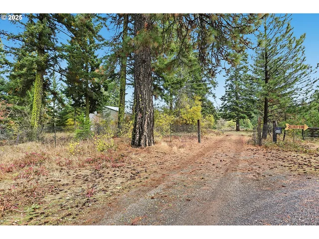 a view of house with trees in the background