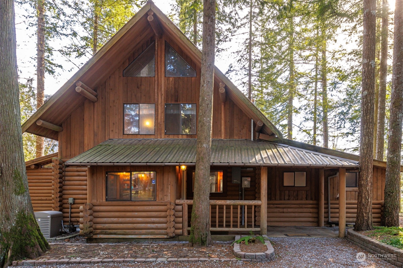 7527 Cemetery Road Maple Falls, WA 98266 - Photo 2 of 40 a front view of a house with stairs