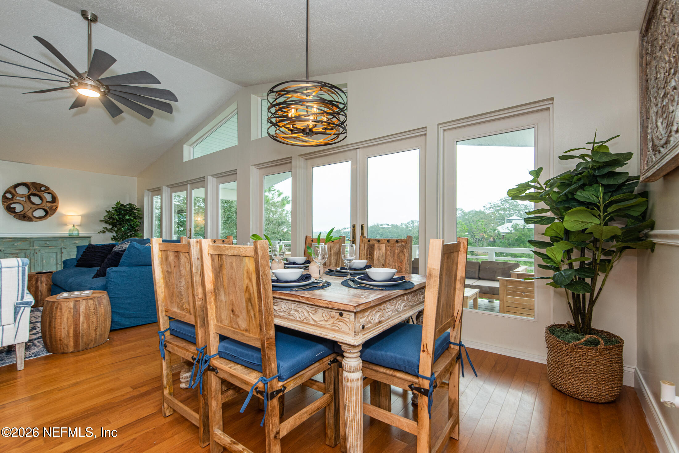 35 Oak Street St. Augustine, FL 32084 - Photo 27 of 43 a view of a dining room with furniture window and wooden floor