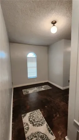 a large room with wooden floor