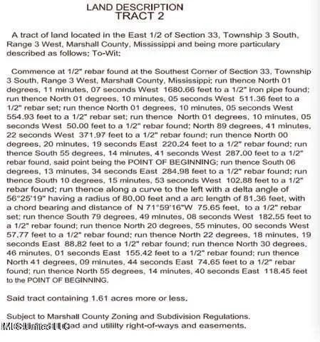 $30,000 | 199 Squirrel Hollow Road, Holly Springs, MS 38635