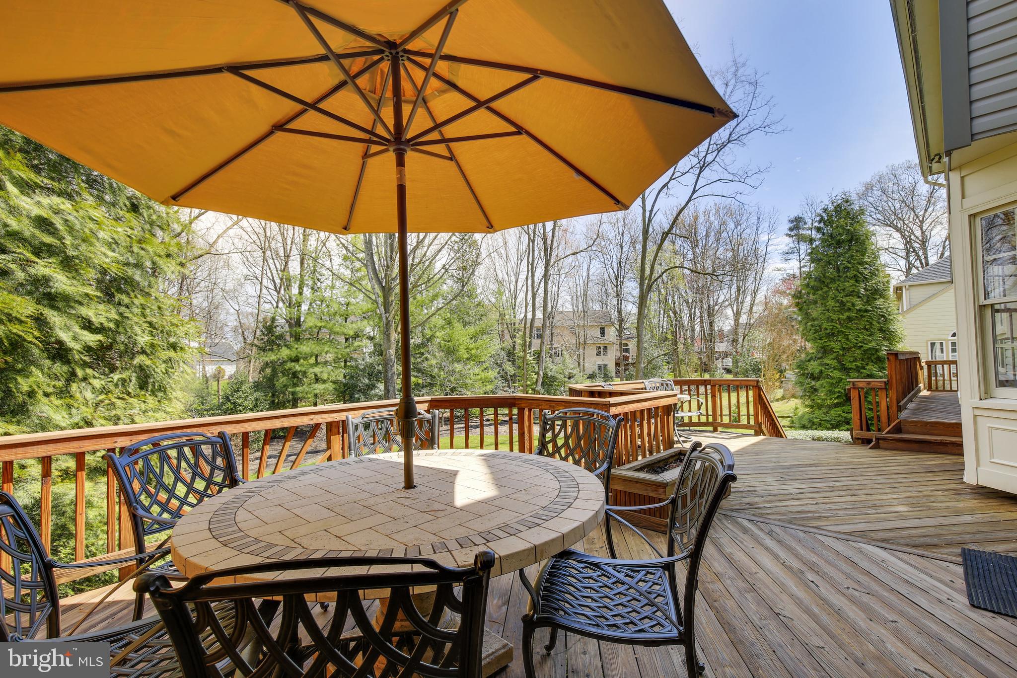 4625 Sutton Oaks Drive Chantilly, VA 20151 - Photo 50 of 60 Deck off of family room - tons of privacy!