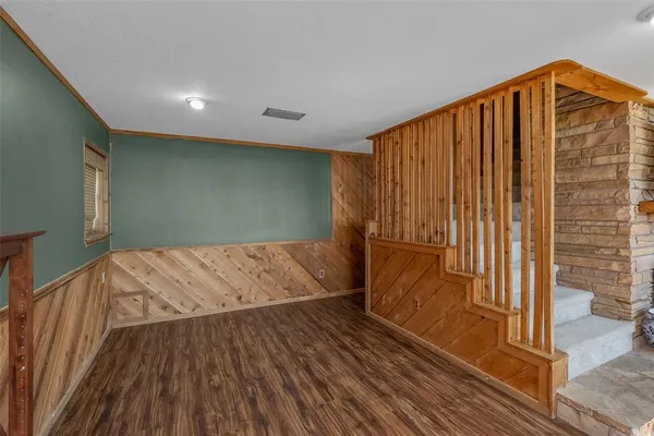 a view of wooden floor