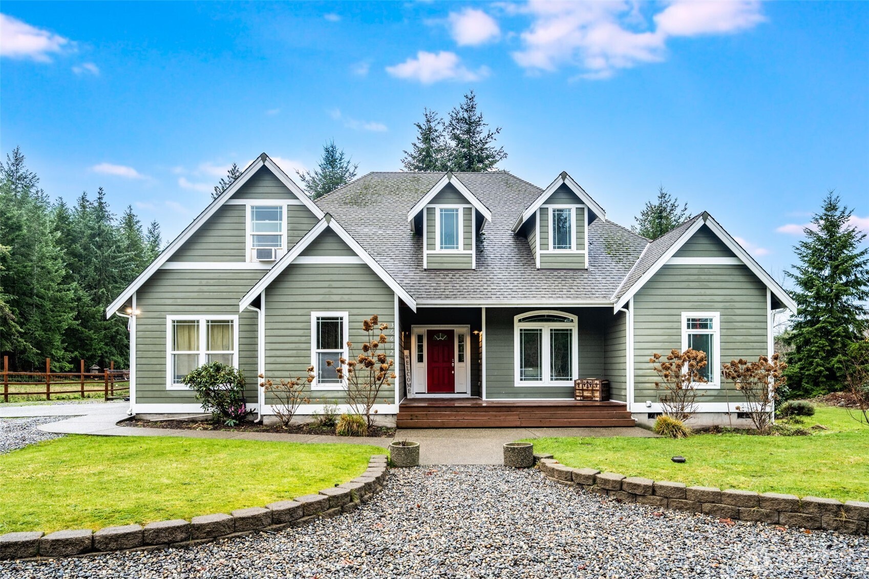 36612 2nd Avenue South Roy, WA 98580 - Photo 3 of 40 a front view of a house with a yard