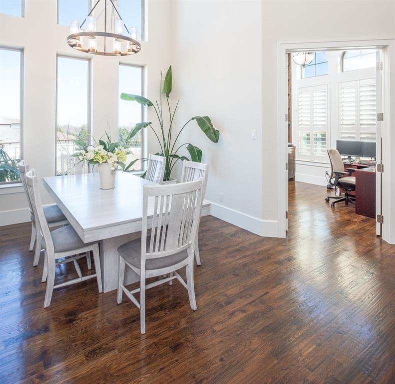1755 Heifner Road Lucas, TX 75002 - Photo 4 of 35 a view of a dining room with furniture window and wooden floor