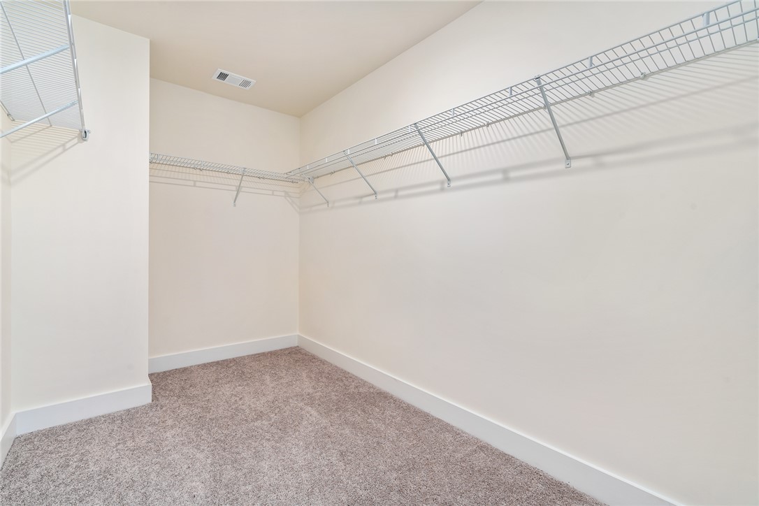 134 Ridgeline Row Central, SC 29630 - Photo 33 of 47 This spacious closet offers generous storage with convenient wire shelving, creating an organized sanctuary.