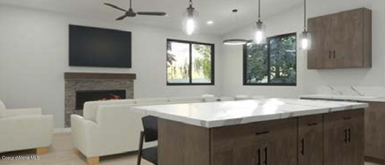 11496 North Woolridge Way Rathdrum, ID 83858 - Photo 4 of 8 Juneau kitchen render2