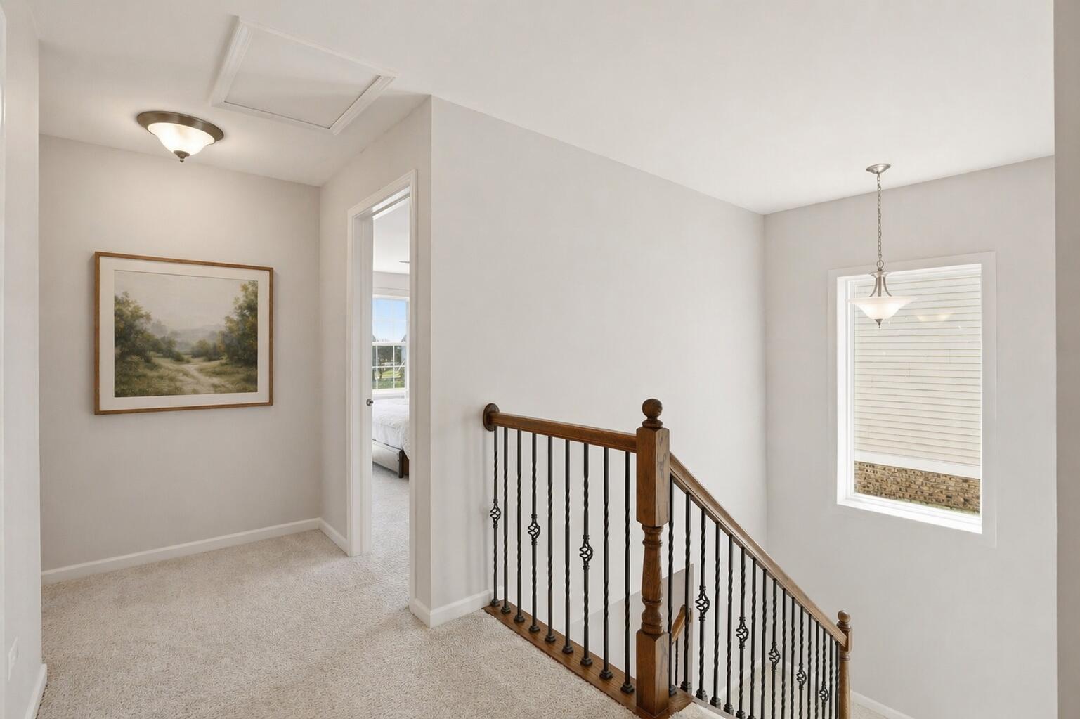 10322 Adler Cove St. John, IN 46373 - Photo 16 of 26 a view of hallway with windows