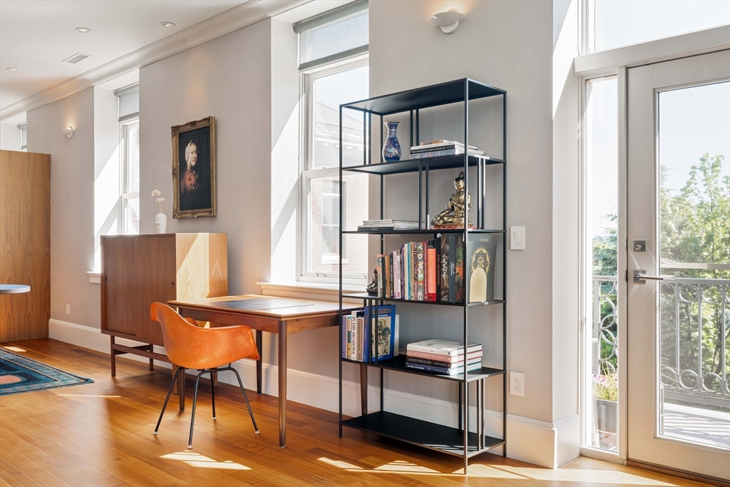 232 Summit Avenue, Unit A5 Brookline, MA 02446 - Photo 11 of 21 a workspace with furniture and window