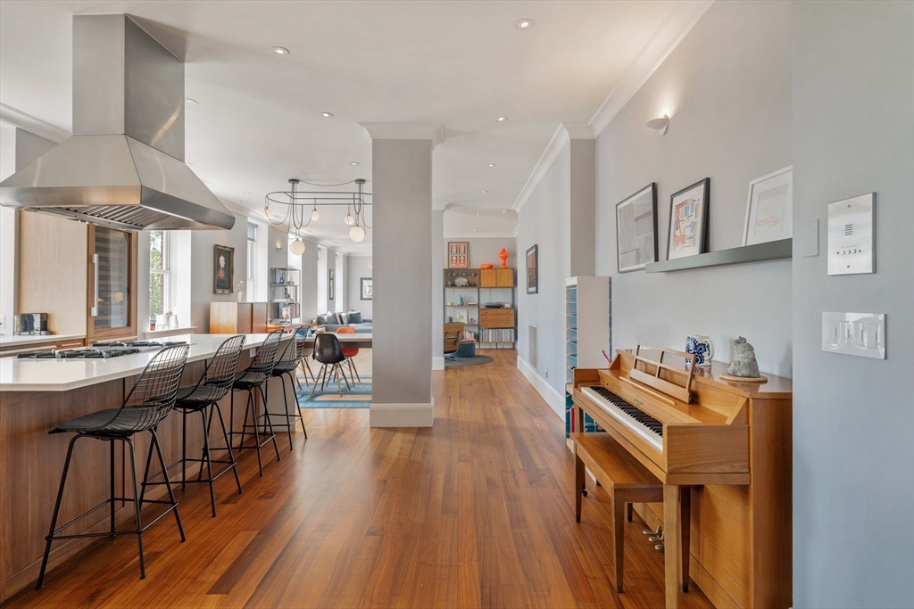232 Summit Avenue, Unit A5 Brookline, MA 02446 - Photo 5 of 21 a very nice looking living room with wooden floor and furniture