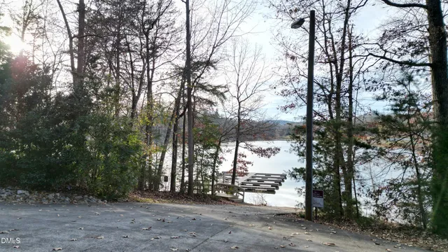 a backyard of a house with lots of trees