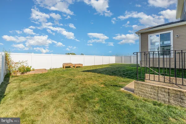 a backyard of a house
