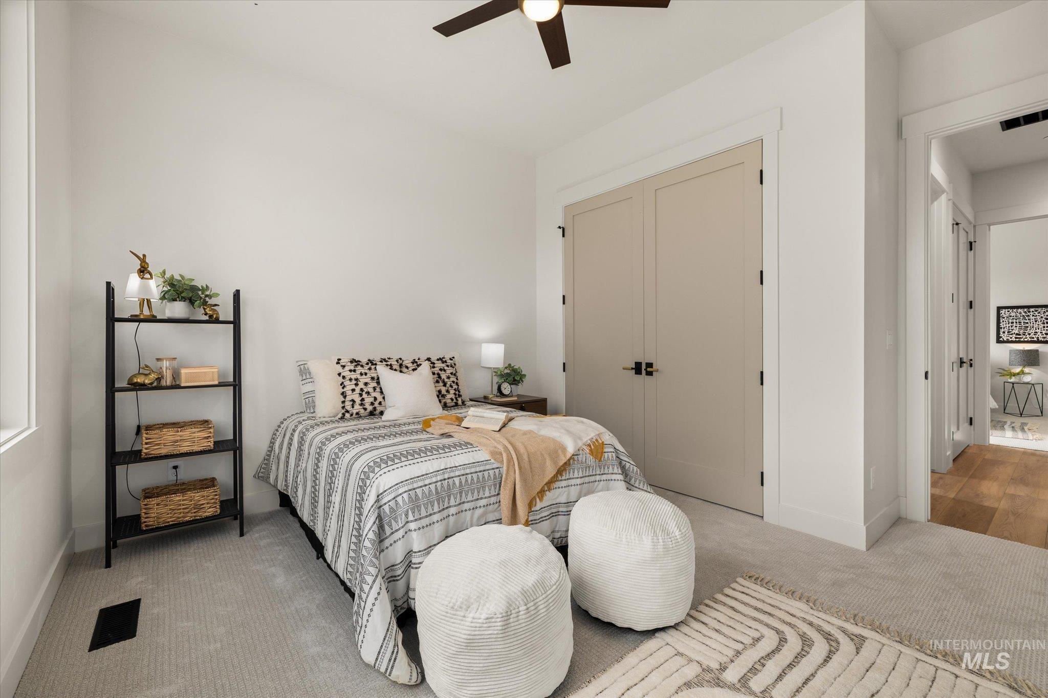 22909 Cirrus Vw Court Caldwell, ID 83607 - Photo 35 of 50 Carpeted bedroom with a closet and a ceiling fan