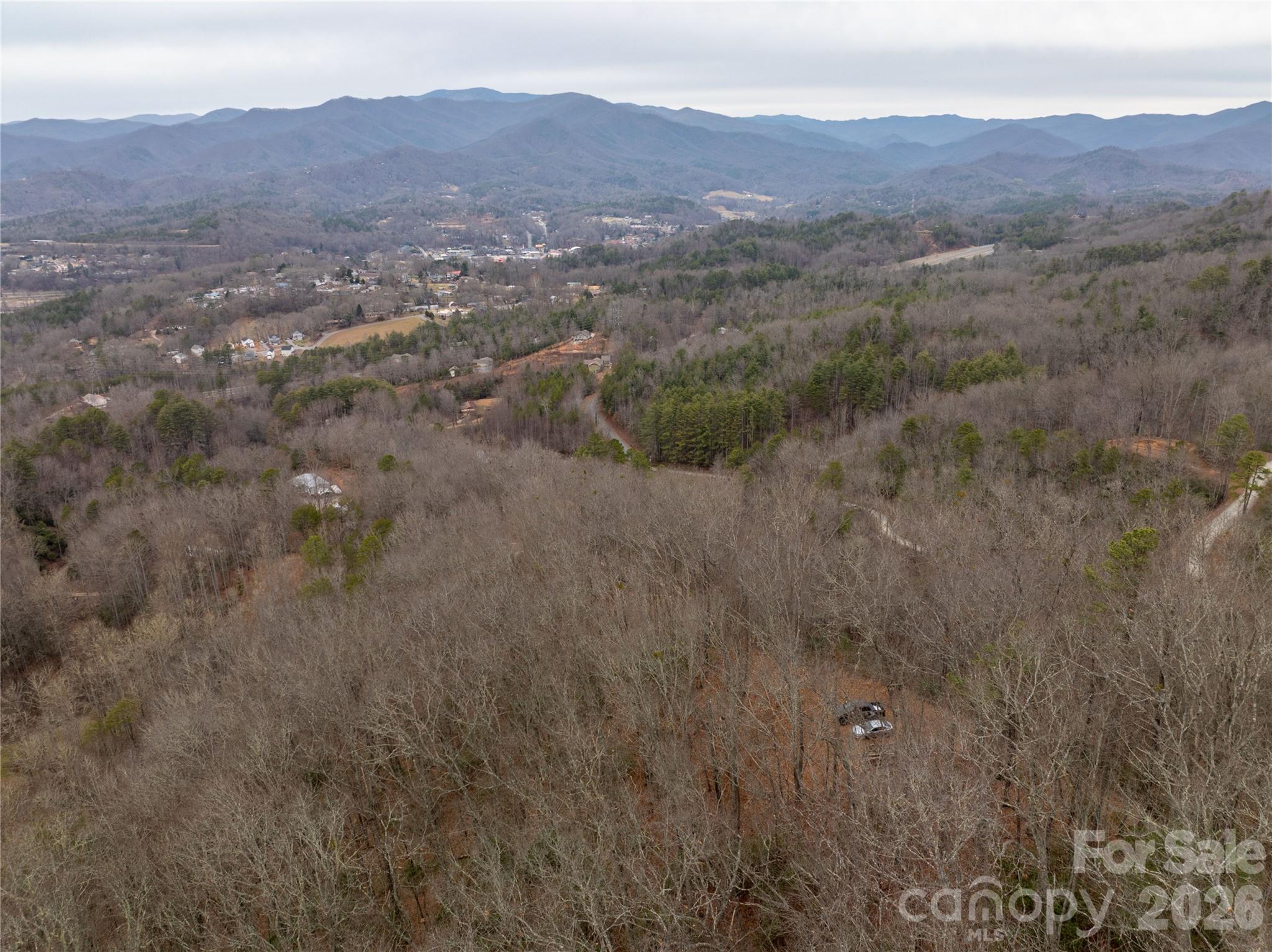 999 Breedlove Road, Unit 2 Bryson City, NC 28713 - Photo 6 of 15 a view of a town with mountains in the background