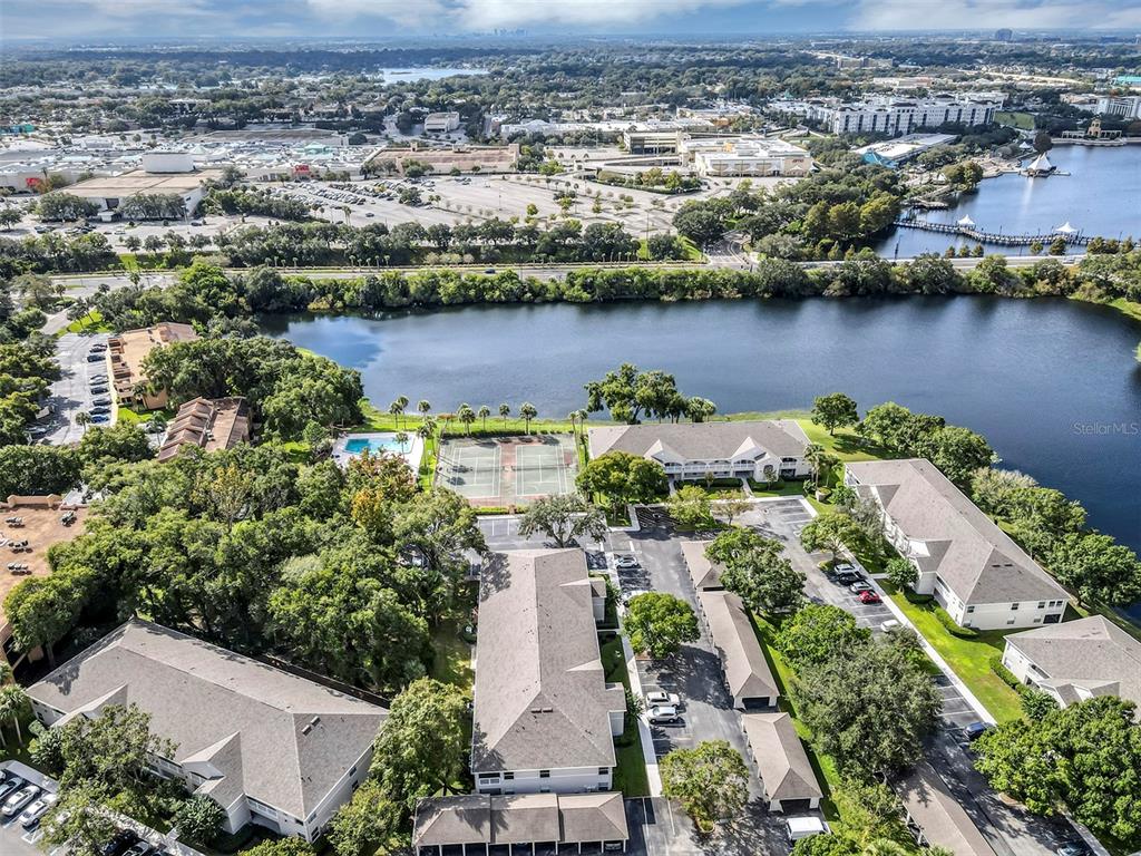 550 Cranes Way, Unit 120 Altamonte Springs, FL 32701 - Photo 29 of 32 an aerial view of a city with lake view