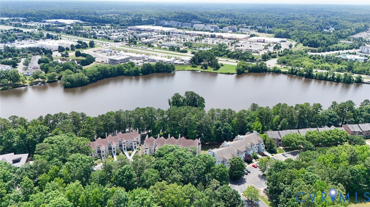 318 Water Pointe Lane Midlothian, VA 23112 - Photo 31 of 50 an aerial view of a house with a lake view