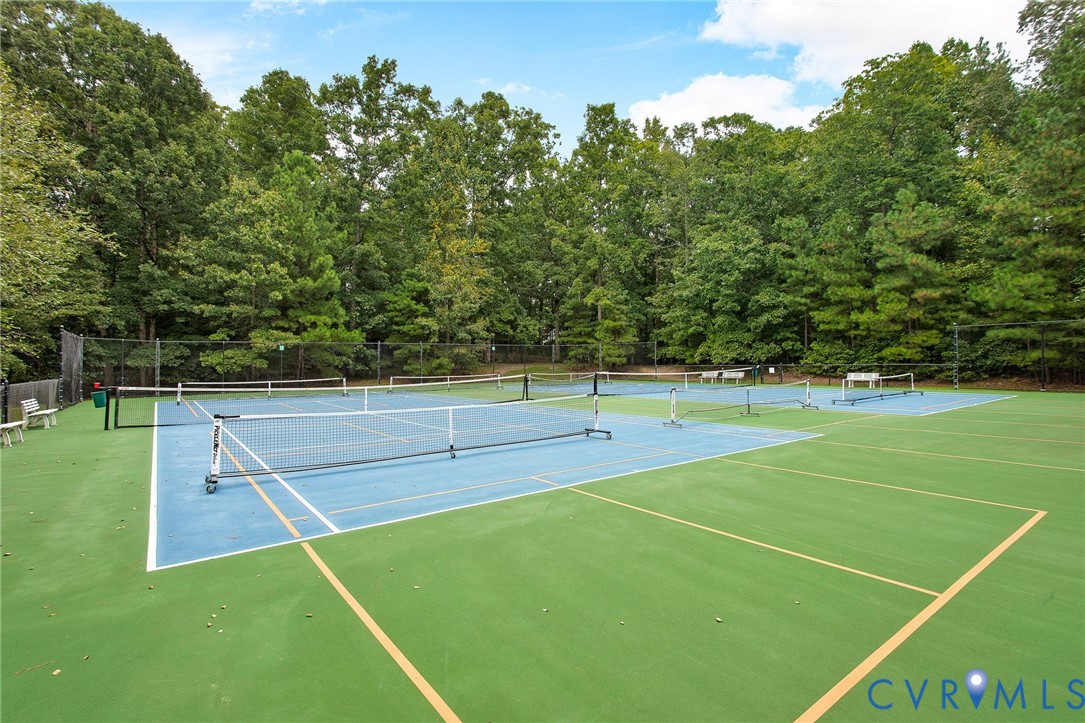 318 Water Pointe Lane Midlothian, VA 23112 - Photo 32 of 36 a view of a tennis court