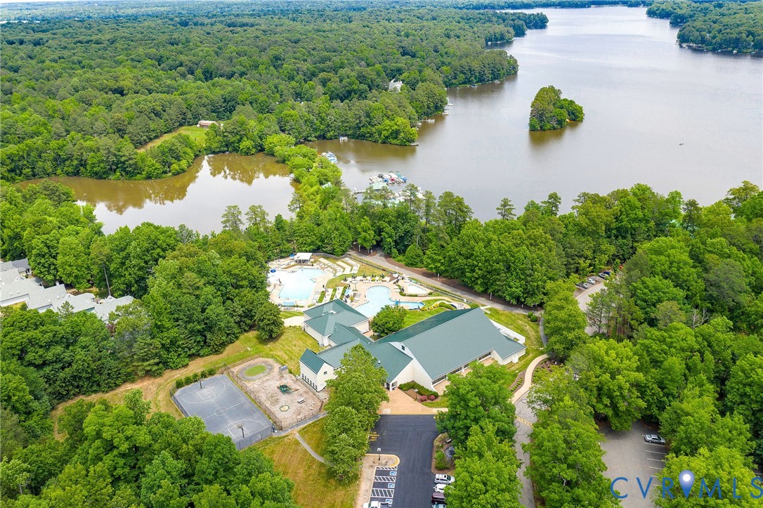 318 Water Pointe Lane Midlothian, VA 23112 - Photo 33 of 50 an aerial view of a house with a yard and lake view
