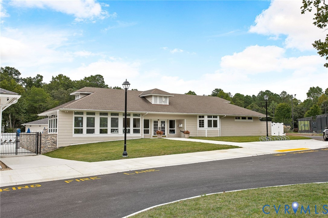 318 Water Pointe Lane Midlothian, VA 23112 - Photo 42 of 50 a front view of a house with a yard