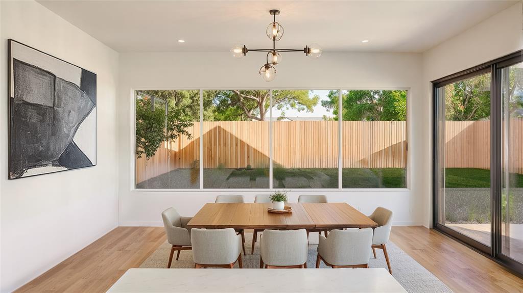 1711 Morris Street Dallas, TX 75212 - Photo 9 of 24 a outdoor dining space with furniture and outdoor view