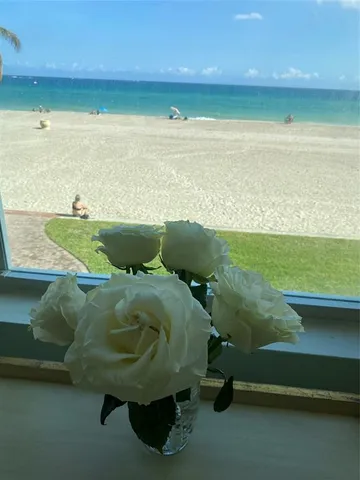 a close view of dining table and chair in a room