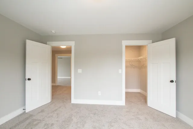 a view of an empty room